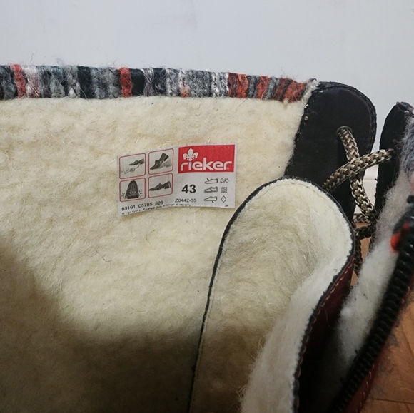 Size 43 Rieker Fall Boot 2 inch heel - Picture 4 of 4